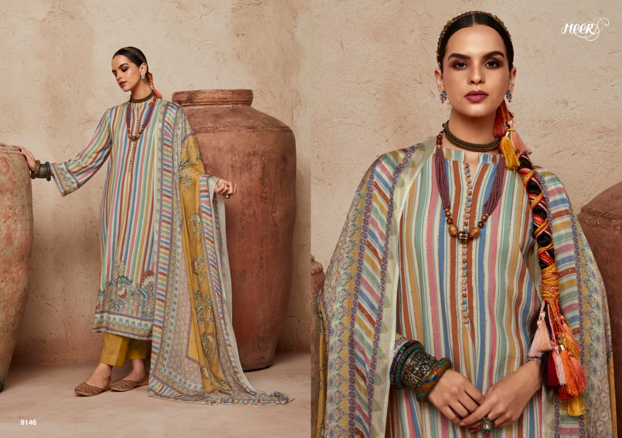 Laila By Heer Kimora Heavy Pure Cotton Dress Material Catalog